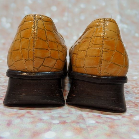 Vintage 90's* American Eagle Faux Alligator Loafer - Picture 3 of 8